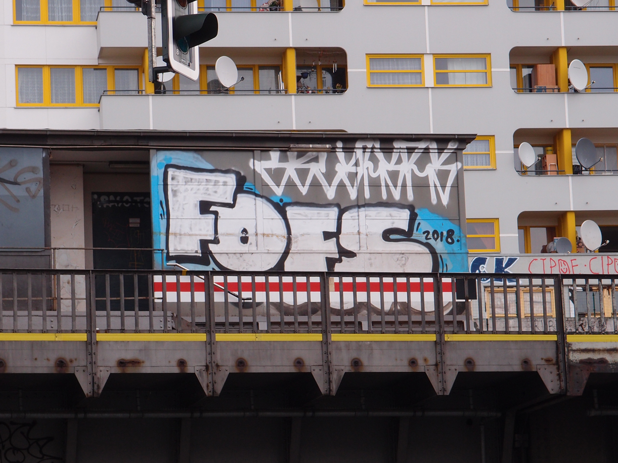 fotos de pixação em Berlim 2018/19